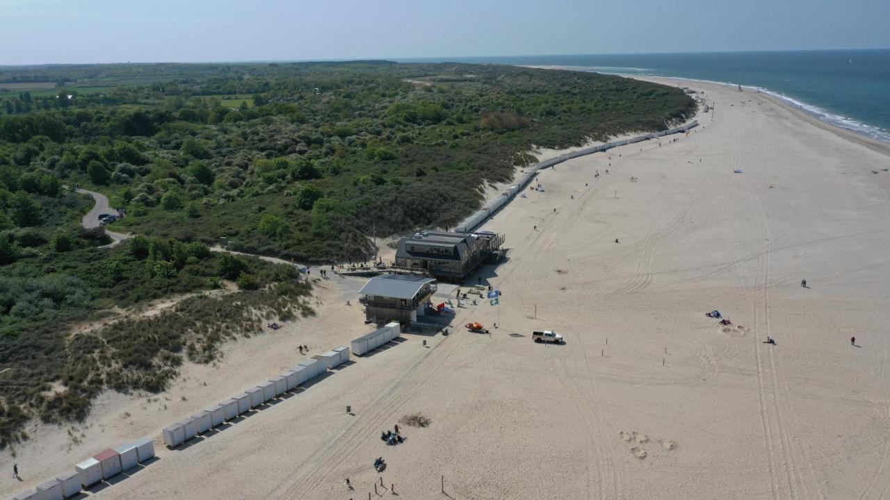 Strandbungalows Vrouwenpolder Kültér fotó