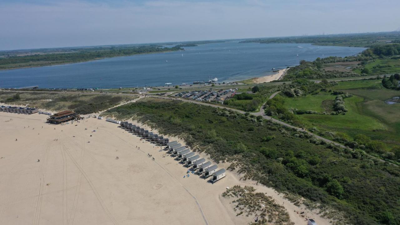 Strandbungalows Vrouwenpolder Kültér fotó